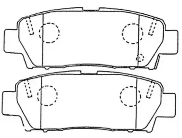 FP0672 FIT Комплект тормозных колодок, дисковый тормоз