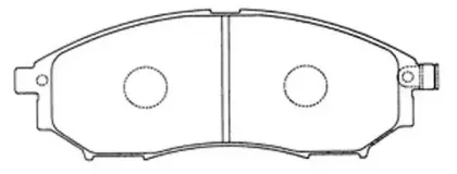 FP0888 FIT Комплект тормозных колодок, дисковый тормоз