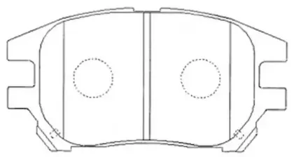 FP0930 FIT Комплект тормозных колодок, дисковый тормоз