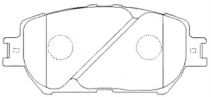 FP1052 FIT Комплект тормозных колодок, дисковый тормоз