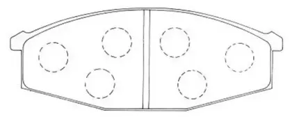 FP2103 FIT Комплект тормозных колодок, дисковый тормоз