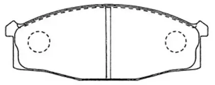 FP2107 FIT Комплект тормозных колодок, дисковый тормоз