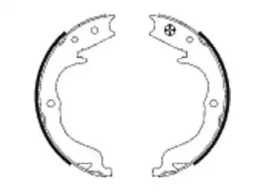 FT0086 FIT Комплект тормозных колодок, стояночная тормозная система