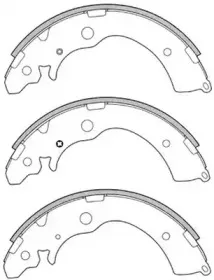 FT0627 FIT Комплект тормозных колодок