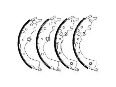 FT0871 FIT Комплект тормозных колодок