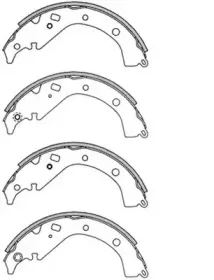 FT1203 FIT Комплект тормозных колодок