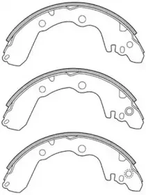 FT3306 FIT Комплект тормозных колодок