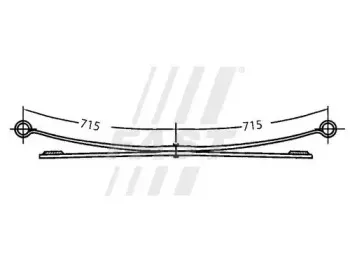 FT13319 FAST Многолистовая рессора