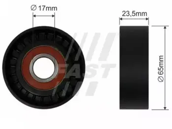 FT44521 FAST Натяжной ролик, поликлиновойремень