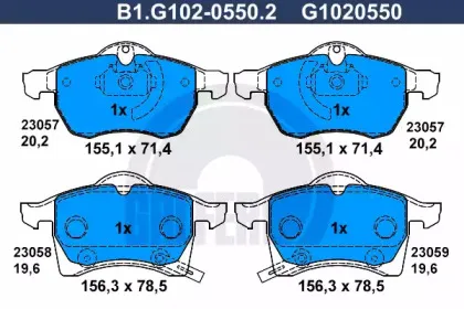 B1.G102-0550.2 GALFER