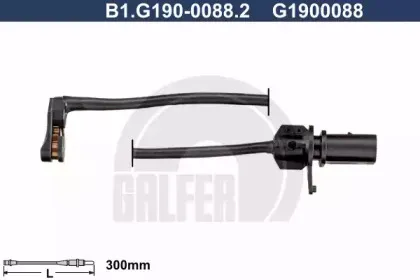 B1.G190-0088.2 GALFER Сигнализатор, износ тормозных колодок