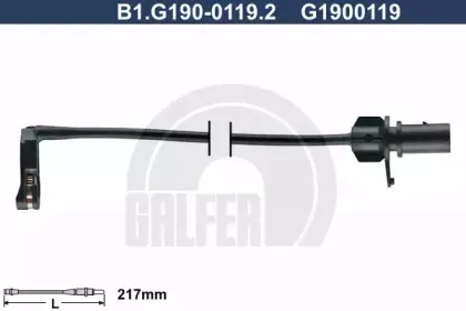 B1.G190-0119.2 GALFER Сигнализатор, износ тормозных колодок