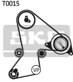 VKMA 06213 SKF Комплект ремня ГРМ