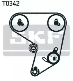 VKMA 91700 SKF Комплект ремня ГРМ