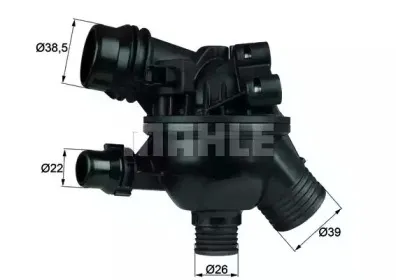 TM 19 102 BEHR Термостат, охлаждающая жидкость