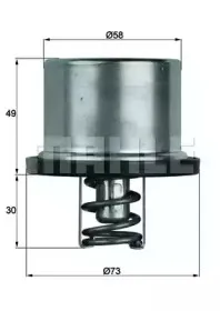 TX 37 79 BEHR Термостат, охлаждающая жидкость