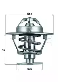TX 86 76D BEHR Термостат, охлаждающая жидкость