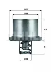 THD 2 89 BEHR Термостат, охлаждающая жидкость