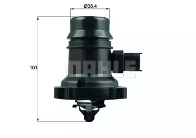 TM 37 103 BEHR Термостат, охлаждающая жидкость