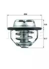 TX 122 82 BEHR Термостат, охлаждающая жидкость