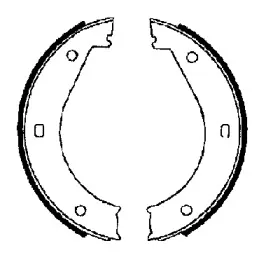 BB1064A5 FTE Комплект тормозных колодок, стояночная тормозная система