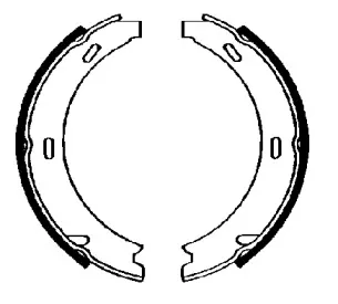 BB1134A6 FTE Комплект тормозных колодок, стояночная тормозная система