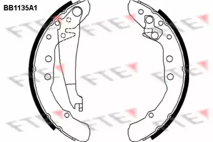BB1135A1 FTE Комплект тормозных колодок