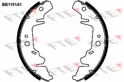 BB1161A1 FTE Комплект тормозных колодок