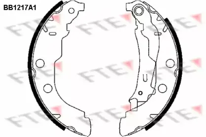 BB1217A1 FTE Комплект тормозных колодок