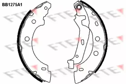 BB1275A1 FTE Комплект тормозных колодок