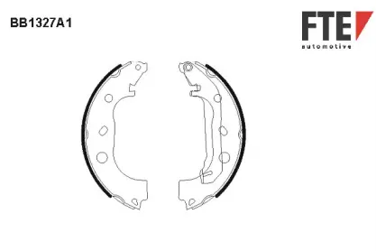 BB1327A1 FTE Комплект тормозных колодок