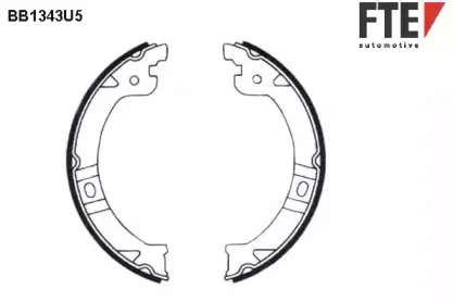 BB1343U5 FTE Комплект тормозных колодок, стояночная тормозная система