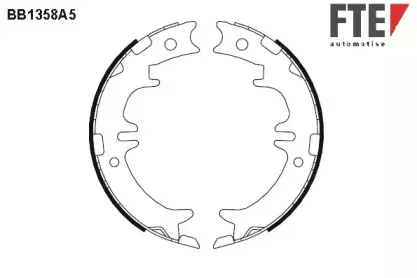 BB1358A5 FTE Комплект тормозных колодок, стояночная тормозная система