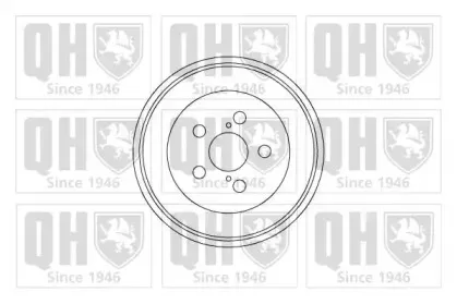 BDR522 QUINTON HAZELL Тормозной барабан