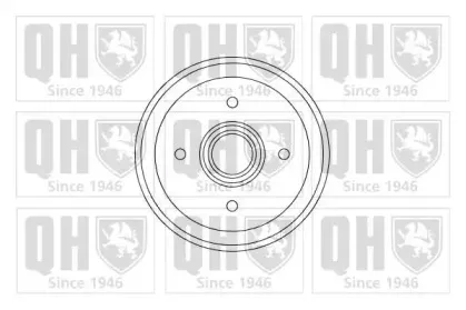 BDR544 QUINTON HAZELL Тормозной барабан
