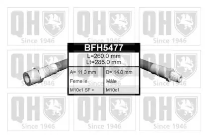BFH5477 QUINTON HAZELL Тормозной шланг