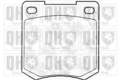 BP100 QUINTON HAZELL Комплект тормозных колодок, дисковый тормоз