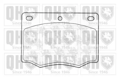 BP106 QUINTON HAZELL Комплект тормозных колодок, дисковый тормоз