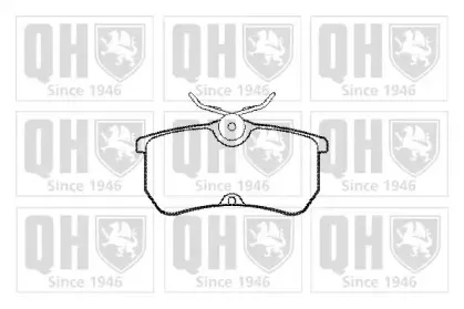 BP1091 QUINTON HAZELL Комплект тормозных колодок, дисковый тормоз