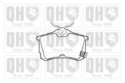 BP1093 QUINTON HAZELL Комплект тормозных колодок, дисковый тормоз