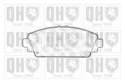 BP1095 QUINTON HAZELL Комплект тормозных колодок, дисковый тормоз