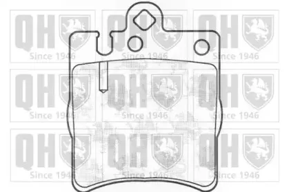 BP1100 QUINTON HAZELL Комплект тормозных колодок, дисковый тормоз