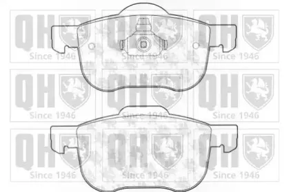 BP1103 QUINTON HAZELL Комплект тормозных колодок, дисковый тормоз