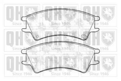 BP1115 QUINTON HAZELL Комплект тормозных колодок, дисковый тормоз