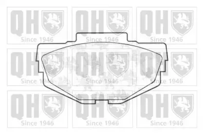 BP113 QUINTON HAZELL Комплект тормозных колодок, дисковый тормоз