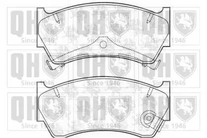 BP1151 QUINTON HAZELL Комплект тормозных колодок, дисковый тормоз