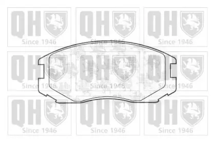 BP1175 QUINTON HAZELL Комплект тормозных колодок, дисковый тормоз