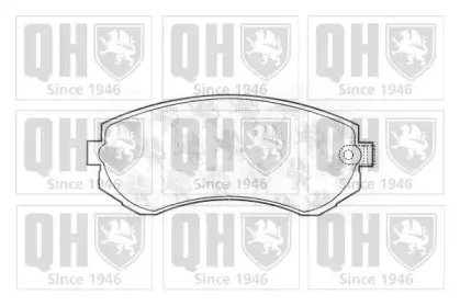 BP1191 QUINTON HAZELL Комплект тормозных колодок, дисковый тормоз