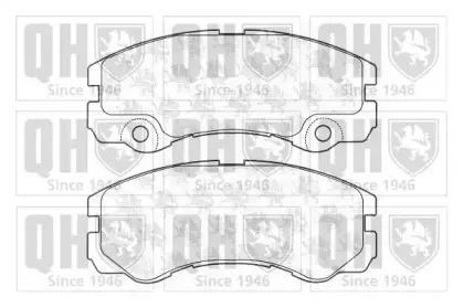 BP1204 QUINTON HAZELL Комплект тормозных колодок, дисковый тормоз