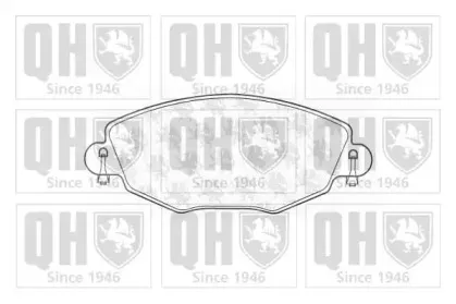 BP1264 QUINTON HAZELL Комплект тормозных колодок, дисковый тормоз